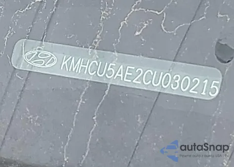 2012 Hyundai Accent Se z USA, uszkodzony, nr VIN KMHCU5AE2CU030215